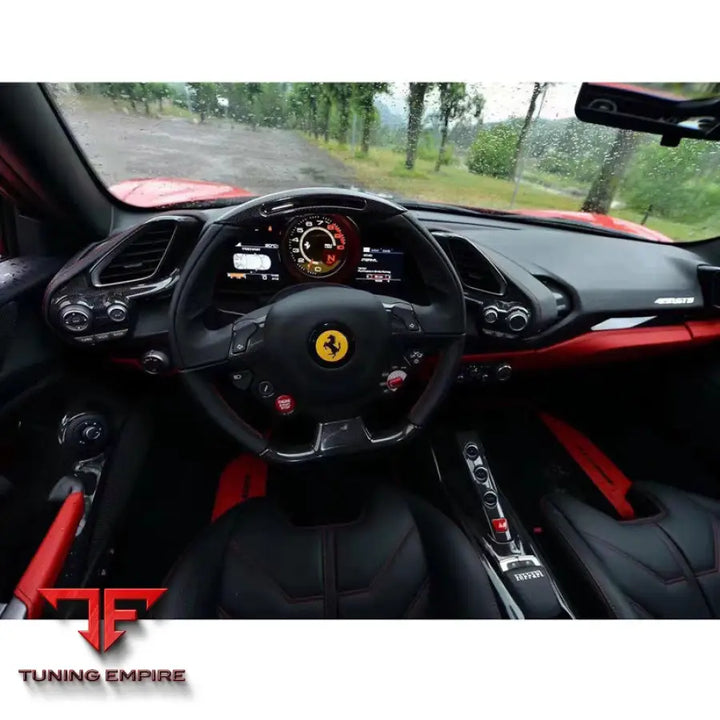 FERRARI 488 CARBON FIBER INTERIOR KITS
