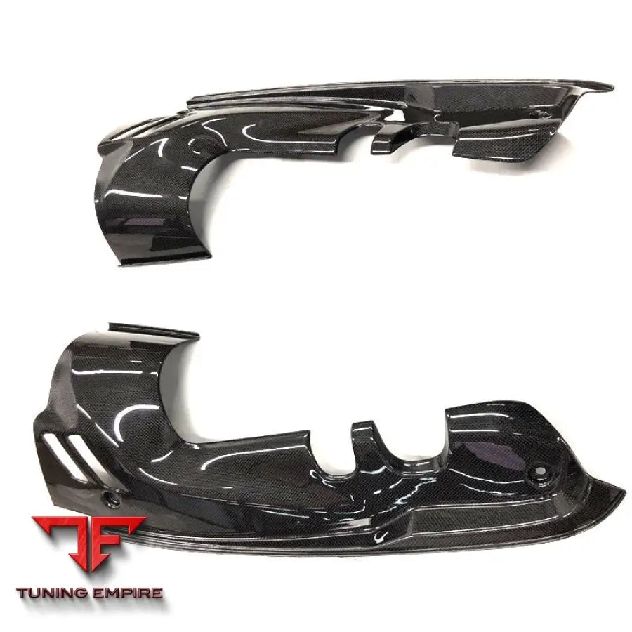 FERRARI 488 CONVERTIBLE CARBON FIBER REAR ENGINE BAY COVER INTERIOR PANEL