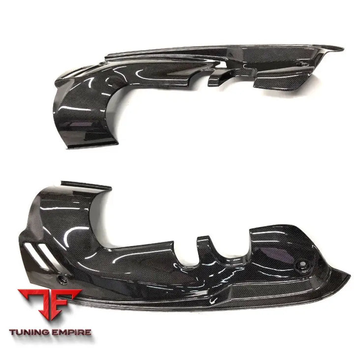 FERRARI 488 CONVERTIBLE CARBON FIBER REAR ENGINE BAY COVER INTERIOR PANEL