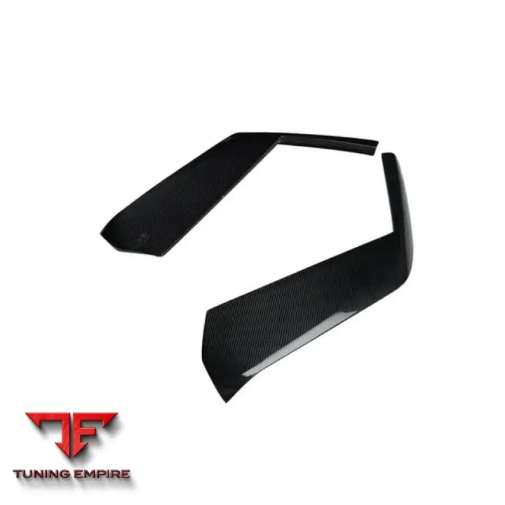 FERRARI 488 CONVERTIBLE COUPE 2-DOOR CARBON FIBER FRONT BUMPER SPLITTERS 2015-2019Y