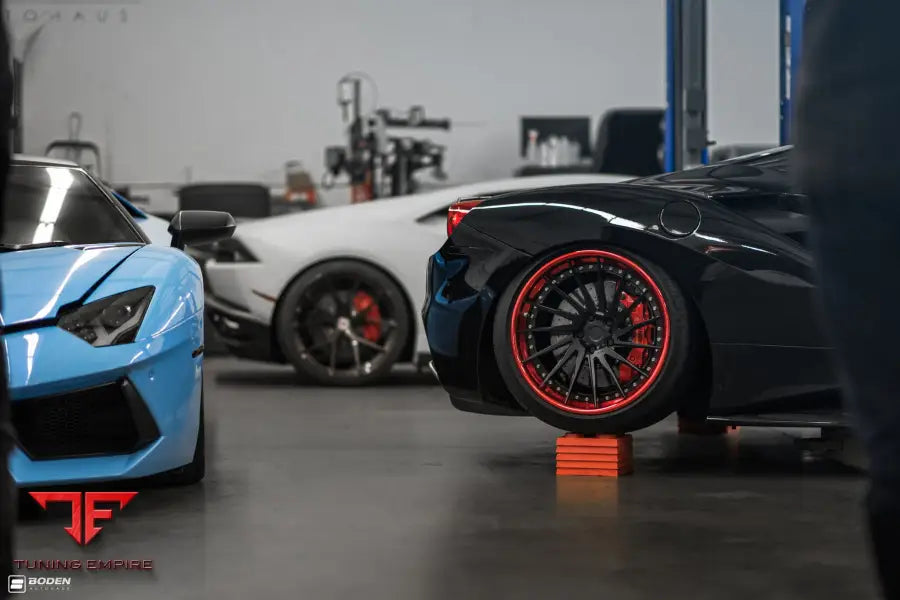 FERRARI 488 FORGED WHEELS AND EXHAUST SYSTEM