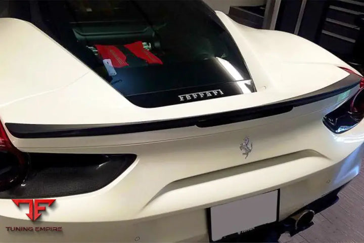 FERRARI 488 GTB BKSS STYLE CARBON FIBER TRUNK SPOILER BSD