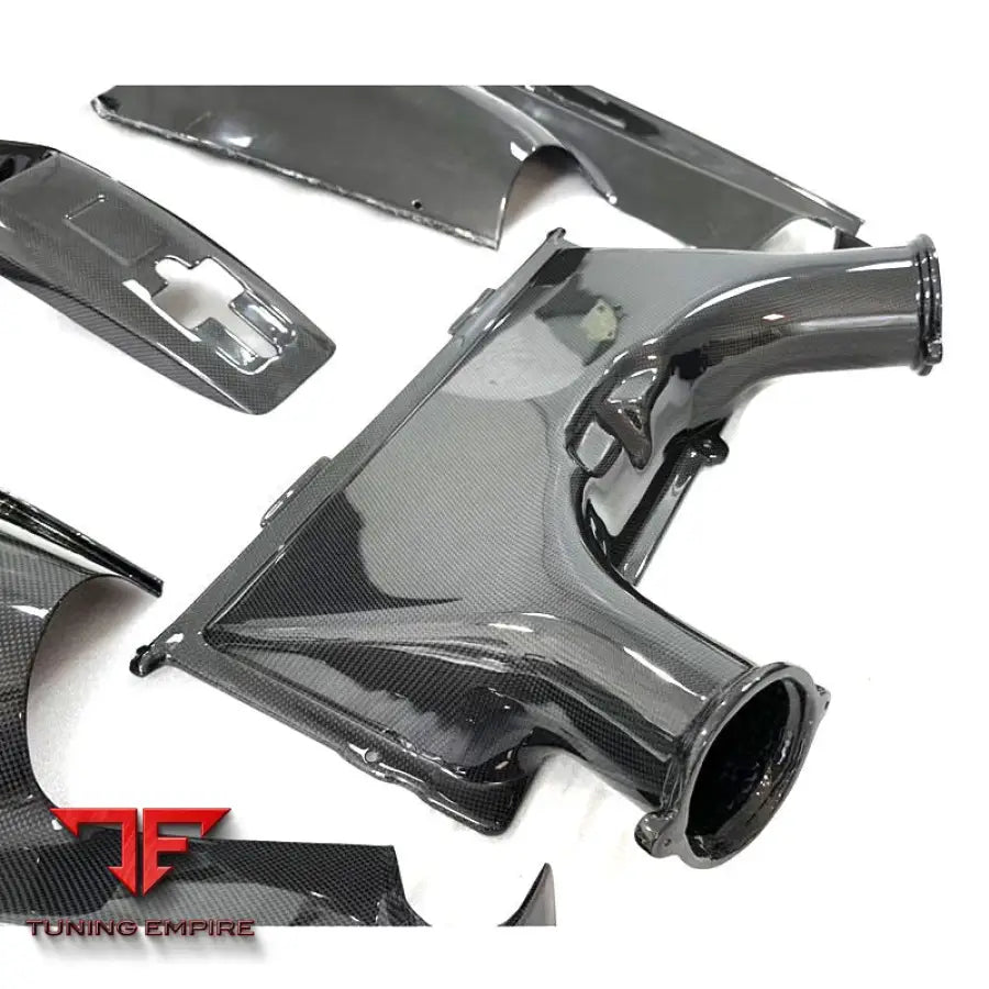 FERRARI 488 GTB CARBON FIBER ENGINE COVERS AIR BOX 2015-2017Y