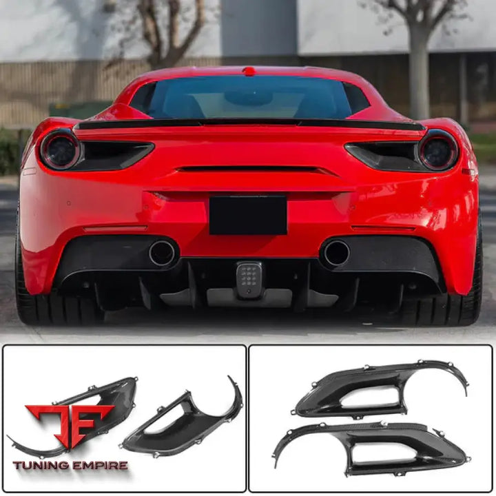 FERRARI 488 GTB CARBON FIBER PARTS 2015-2019Y