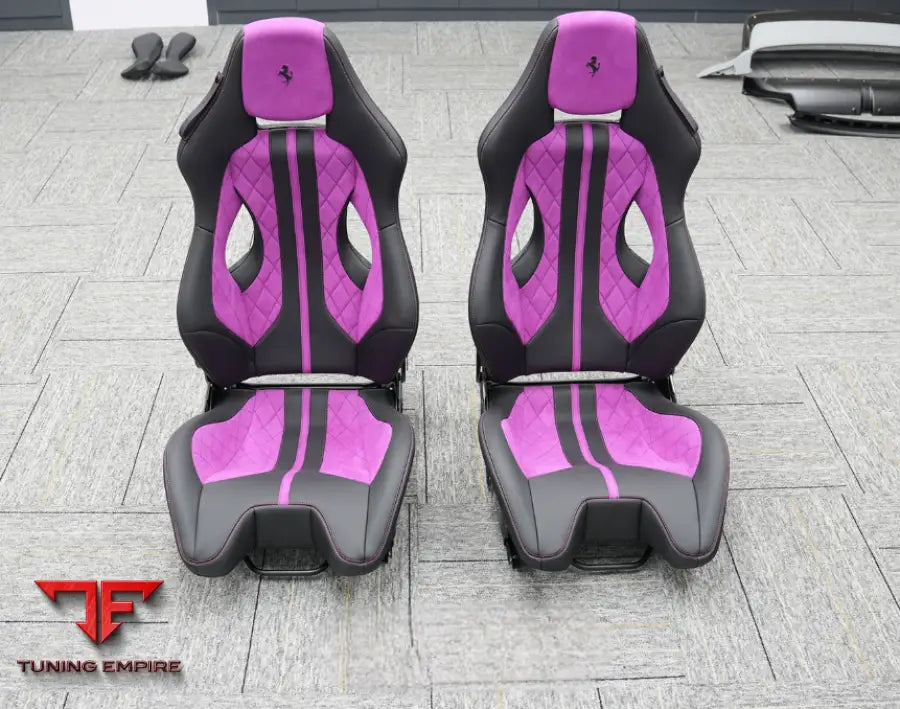 FERRARI 488 GTB CARBON FIBER SEATS