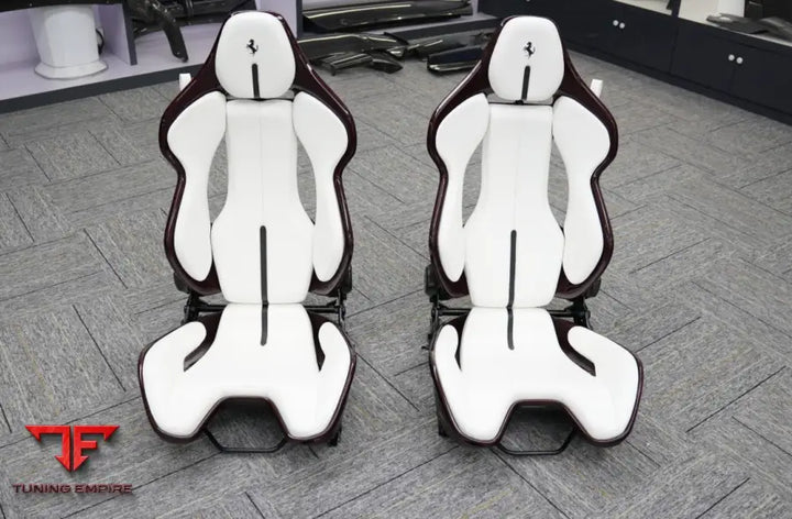 FERRARI 488 GTB CARBON FIBER SEATS