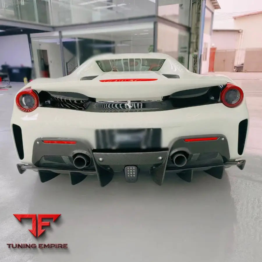 FERRARI 488 GTB PISTA CARBON FIBER PARTS