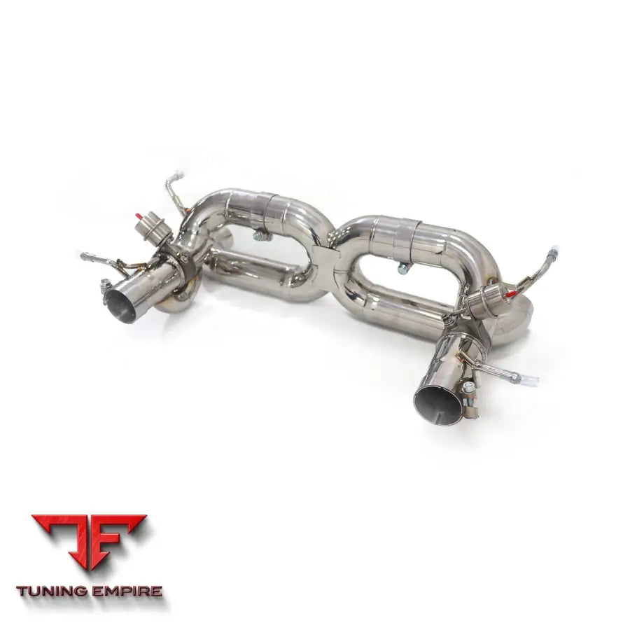 FERRARI 488 GTB/Pista F142M 3.9T CATBACK RAZOR EXHAUST WITH VACUUM VALVE