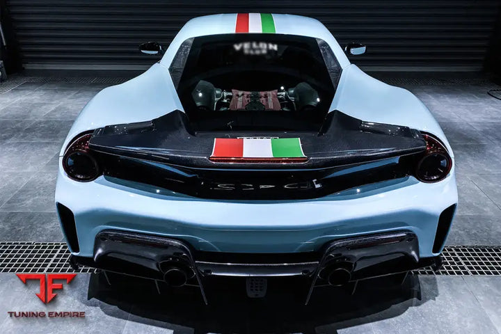 FERRARI 488 GTB PISTA STYLE REAR BUMPER & WING BSD