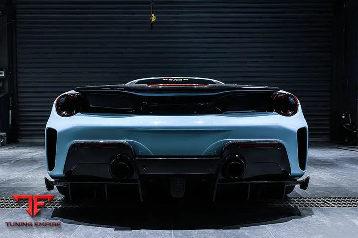 FERRARI 488 GTB PISTA STYLE REAR BUMPER & WING BSD