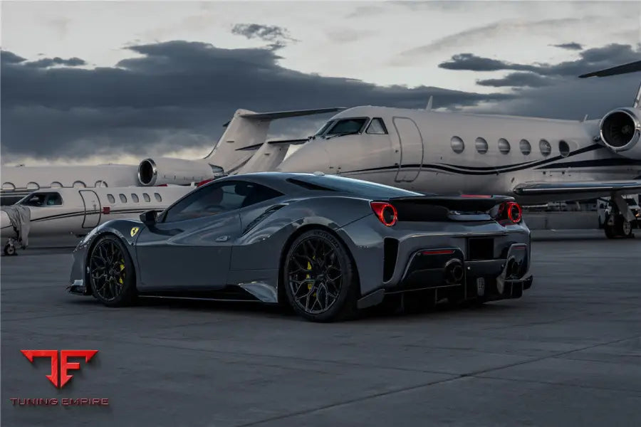 FERRARI 488 GTB PISTA STYLE REAR BUMPER & WING BSD