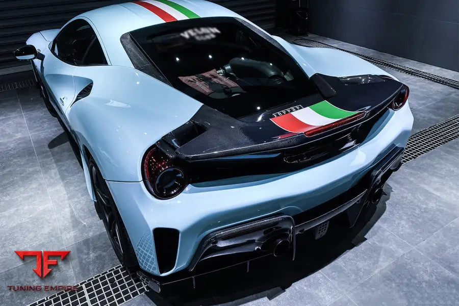 FERRARI 488 GTB PISTA STYLE REAR BUMPER & WING BSD