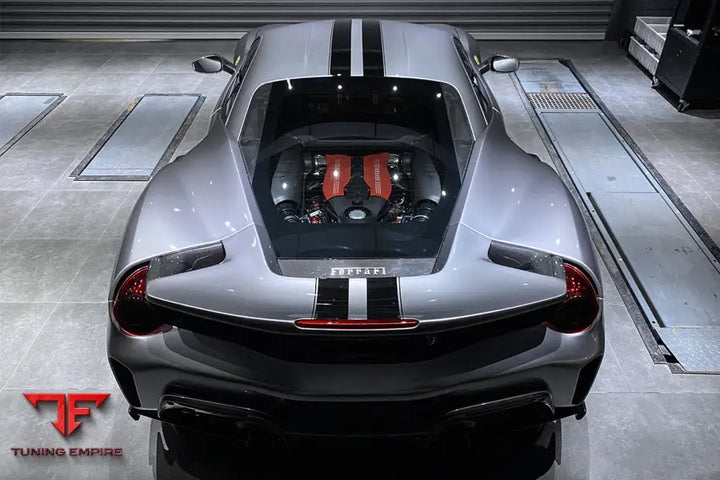 FERRARI 488 GTB PISTA STYLE REAR BUMPER & WING BSD