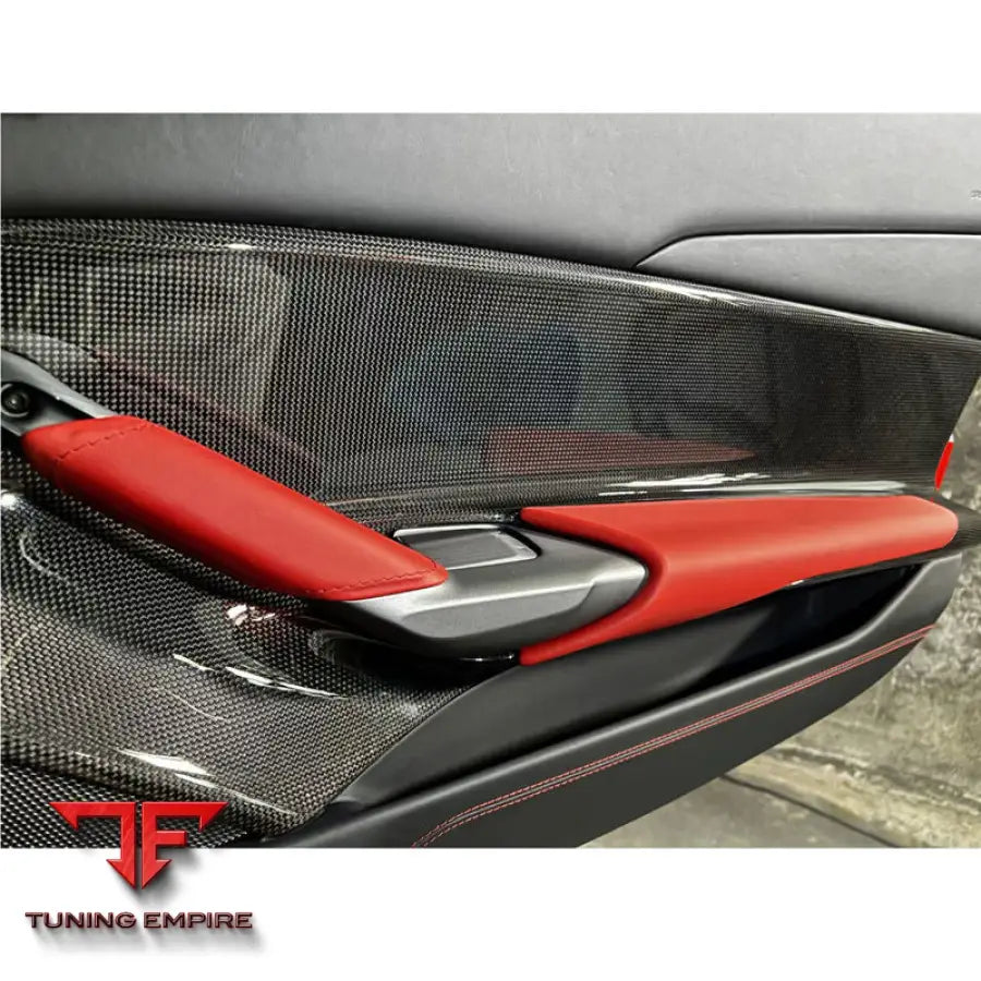 FERRARI 488 GTB SPIDER CARBON FIBER INNER DOOR PANEL 2015-2018Y
