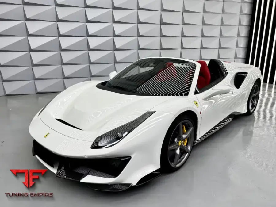 FERRARI 488 GTB & SPIDER PISTA STYLE CARBON FIBER PARTS 2015-2020Y
