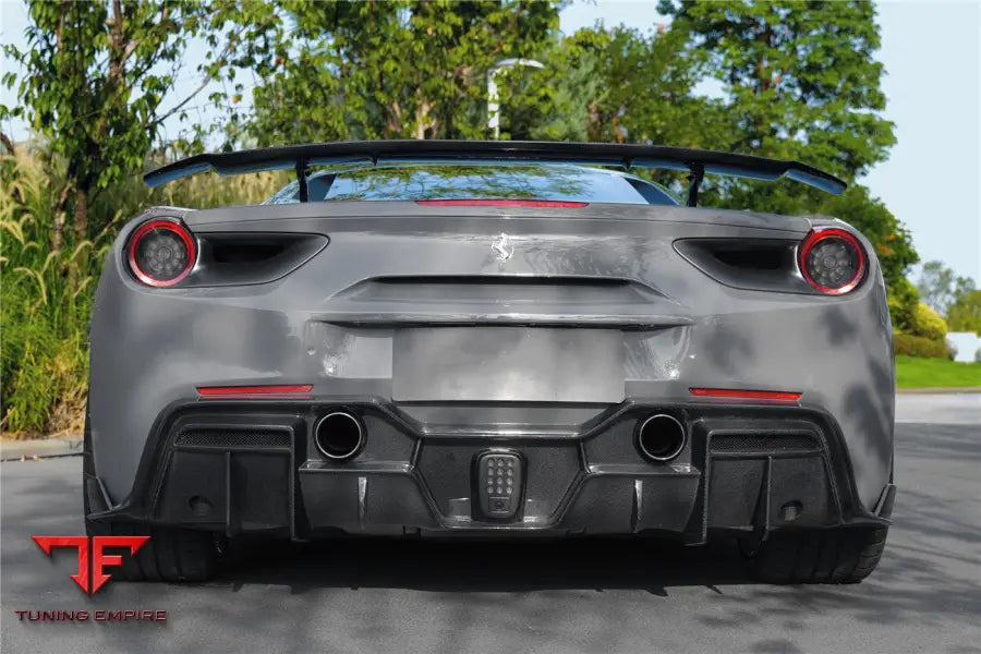 FERRARI 488 GTB & SPYDER IMP-PERFORMANCE CARBON FIBER REAR DIFFUSER BSD