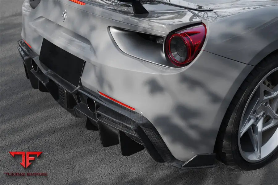 FERRARI 488 GTB & SPYDER IMP-PERFORMANCE CARBON FIBER REAR DIFFUSER BSD