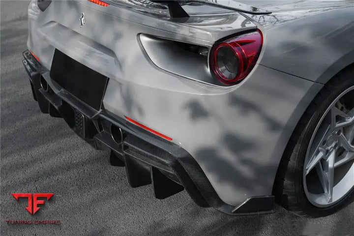 FERRARI 488 GTB & SPYDER IMP-PERFORMANCE CARBON FIBER REAR DIFFUSER BSD
