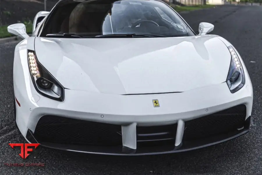 FERRARI 488 GTB & SPYDER OE STYLE CARBON FIBER FRONT LIP BSD