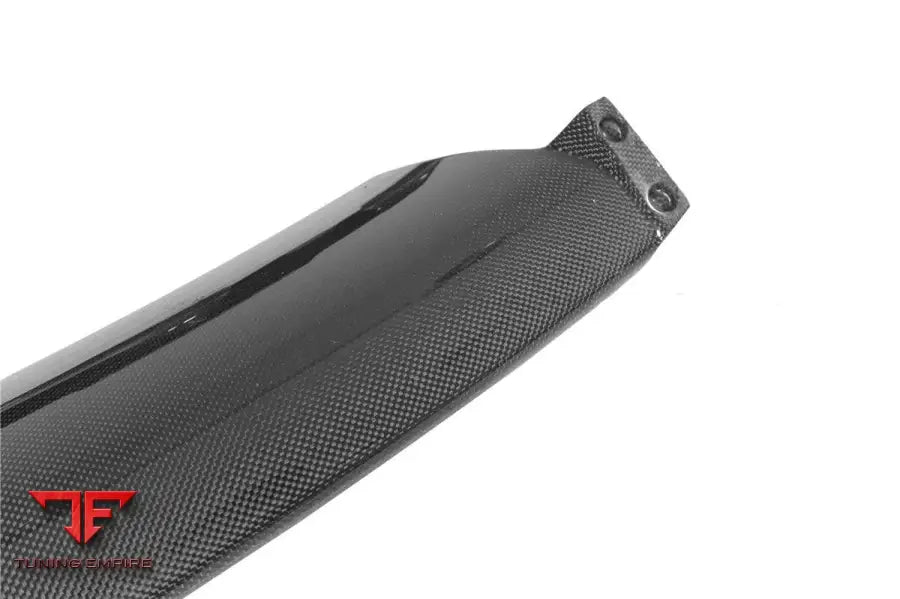 FERRARI 488 PISTA OEM STYLE CARBON FIBER FRONT BUMPER LOW CENTER CHIN SPLITTER BSD