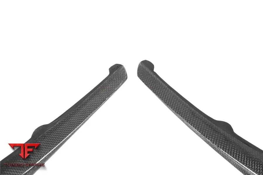 FERRARI 488 PISTA CARBON FIBER FRONT BUMPER VENT CANARDS BSD