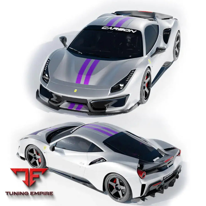 FERRARI 488 PISTA CARBON FIBER PARTS