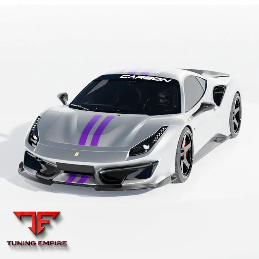 FERRARI 488 PISTA CARBON FIBER PARTS