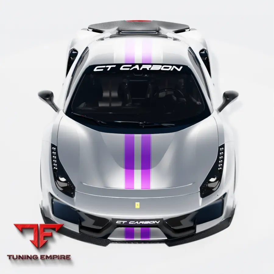 FERRARI 488 PISTA CARBON FIBRE SPOILER - CT CARBON