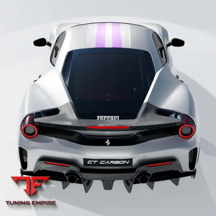 FERRARI 488 PISTA CARBON FIBRE SPOILER - CT CARBON