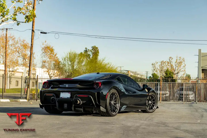 FERRARI 488 PISTA FORGED WHEELS AND EXHAUST SYSTEM