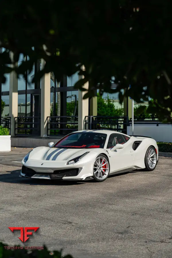 FERRARI 488 PISTA FORGED WHEELS AND EXHAUST SYSTEM