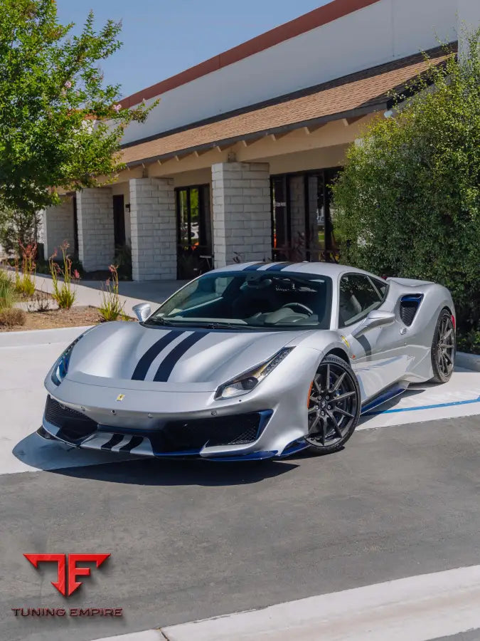 FERRARI 488 PISTA FORGED WHEELS AND EXHAUST SYSTEM