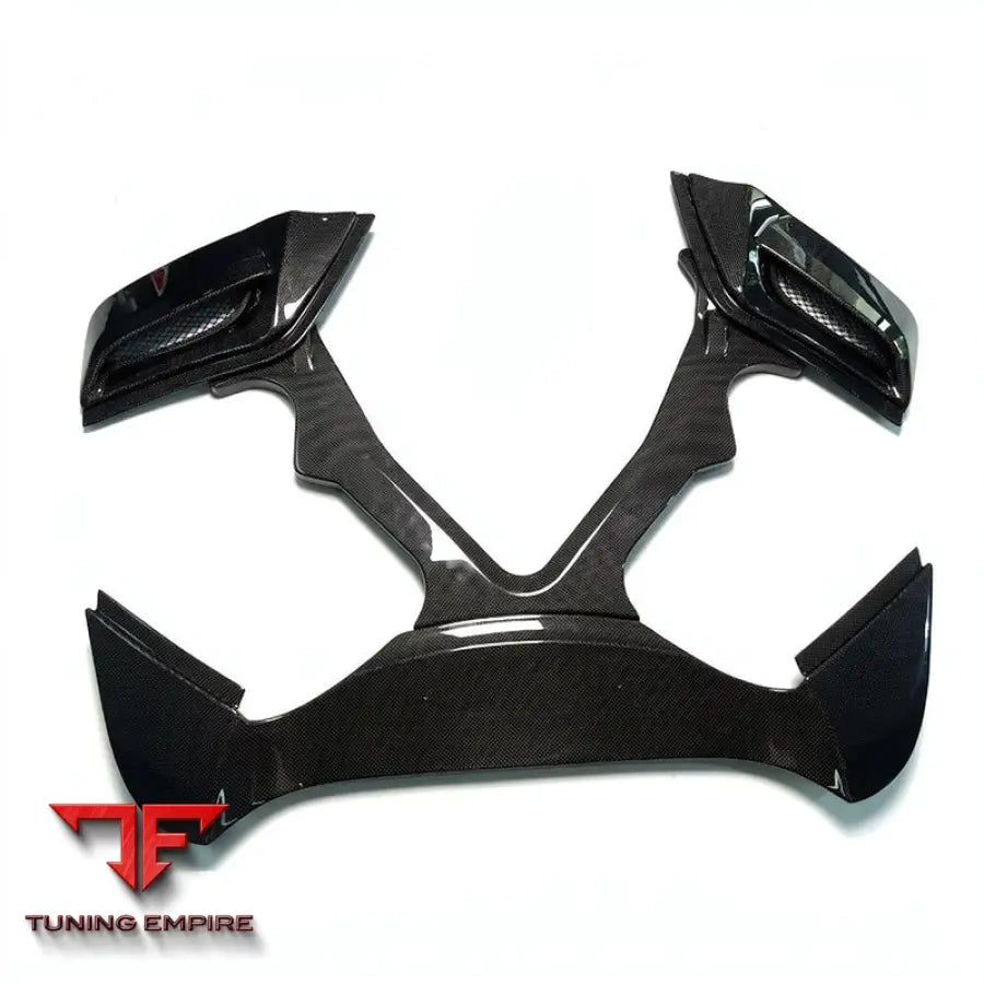 FERRARI 488 SPIDER CARBON FIBER REAR TRUNK ENGINE HOOD COVER BONNET WITH GLASS