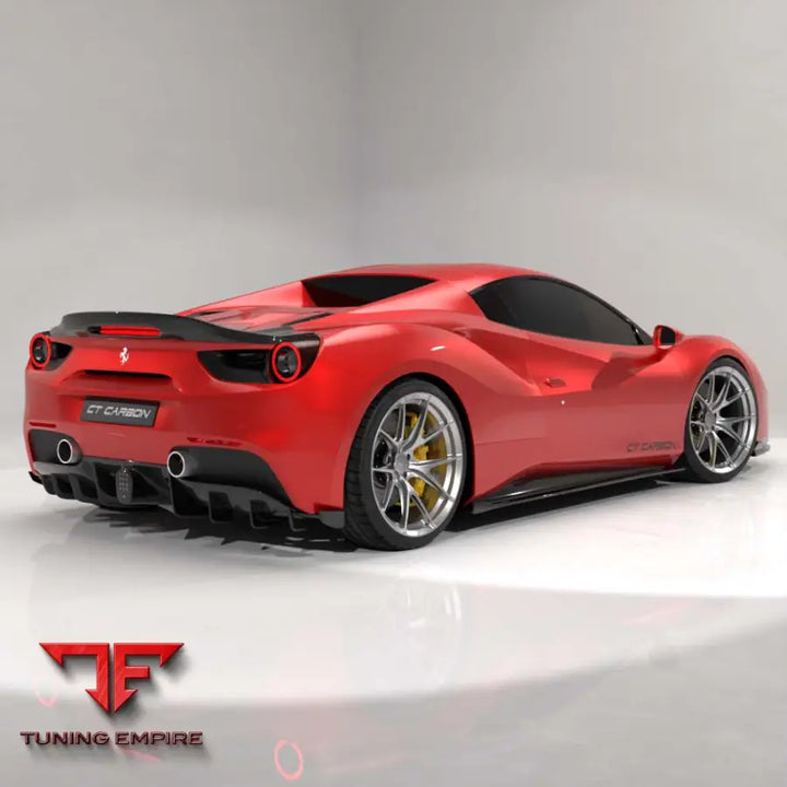 FERRARI 488 SPIDER CARBON FIBRE SPOILER - CT CARBON