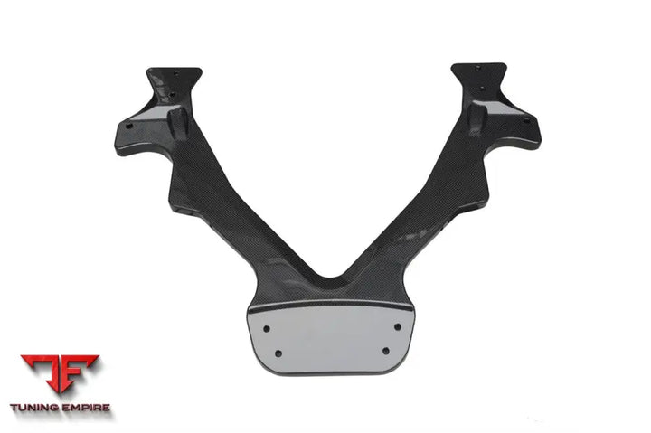 FERRARI 488 SPYDER 1X1 WEAVE DRY CARBON FIBER ENGINE HOOD WITH GLASS BSD