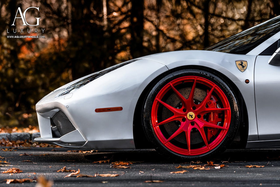 Ferrari 488 Spyder on custom forged wheels