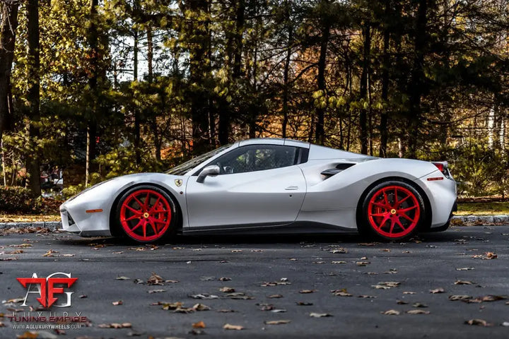 Ferrari 488 Spyder on custom forged wheels