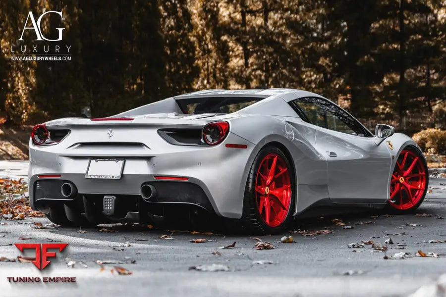 Ferrari 488 Spyder on custom forged wheels