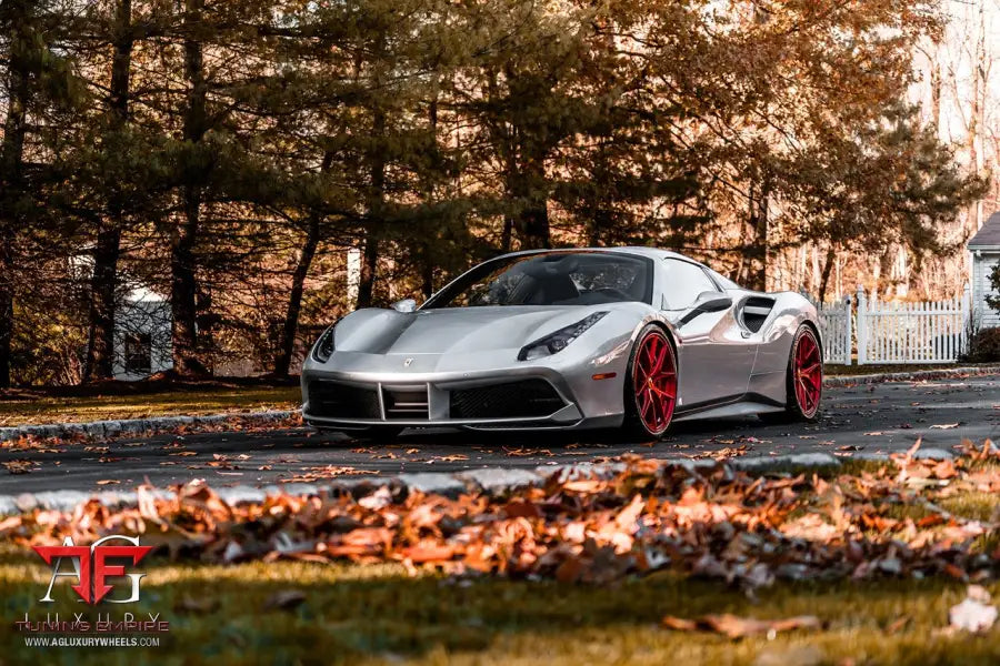 Ferrari 488 Spyder on custom forged wheels