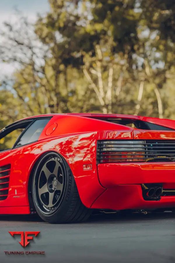 FERRARI 512 TR FORGED WHEELS AND EXHAUST SYSTEM