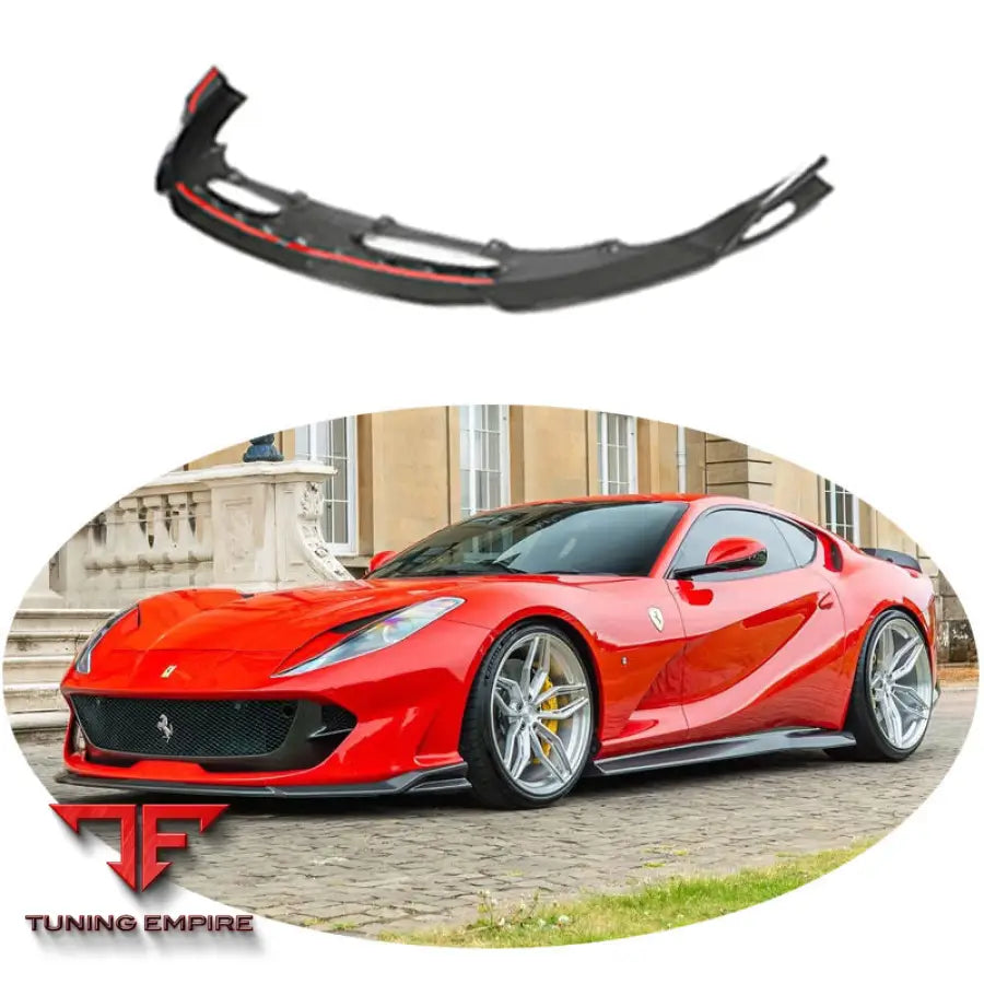 FERRARI 812 SUPERFAST GTS CARBON FIBER FRONT LIP 2017Y