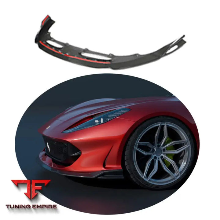 FERRARI 812 SUPERFAST GTS CARBON FIBER FRONT LIP 2017Y
