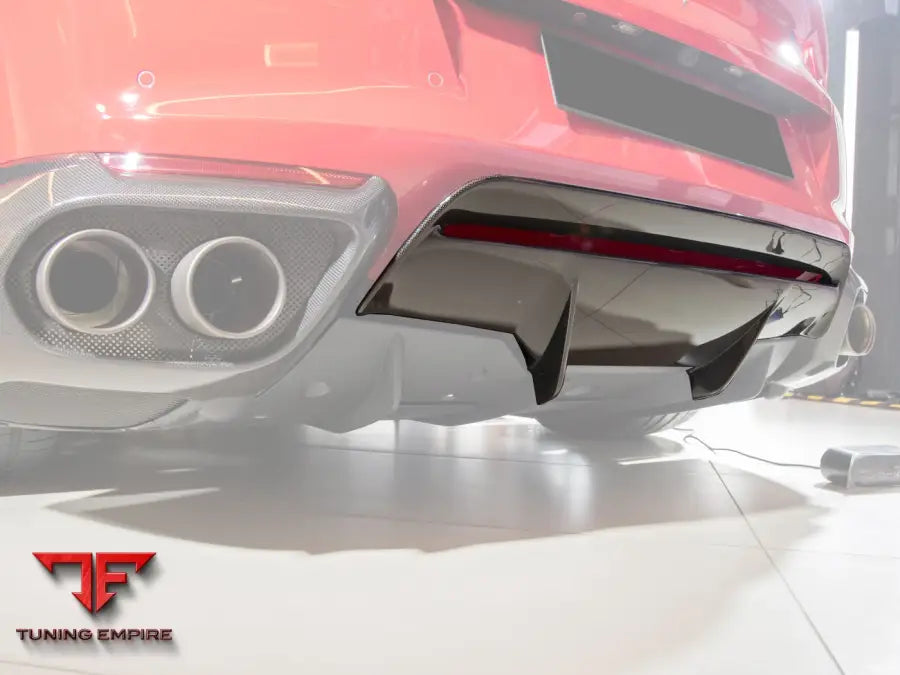 FERRARI 812 SUPERFAST & GTS OEM STYLE DRY CARBON FIBER REAR LIP BSD