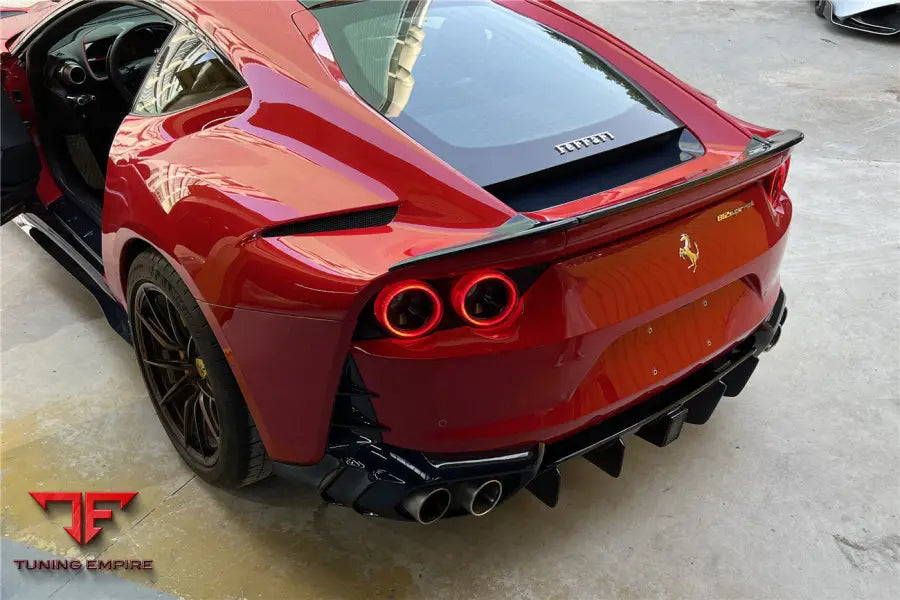 FERRARI 812 SUPERFAST & GTS OE STYLE REAR BONNET LOWER INSERT BSD