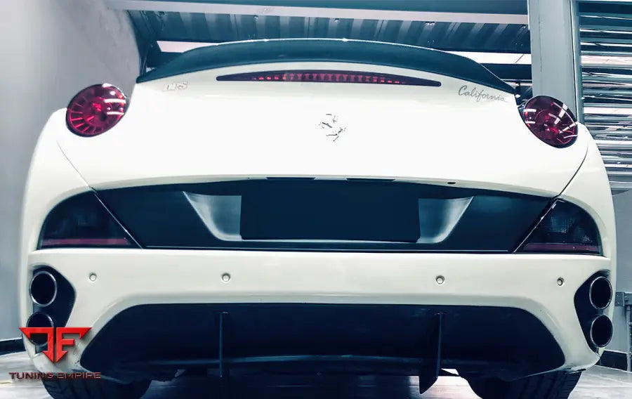 FERRARI CALIFORNIA BKSS STYLE CARBON FIBER REAR DIFFUSER CANARDS BSD
