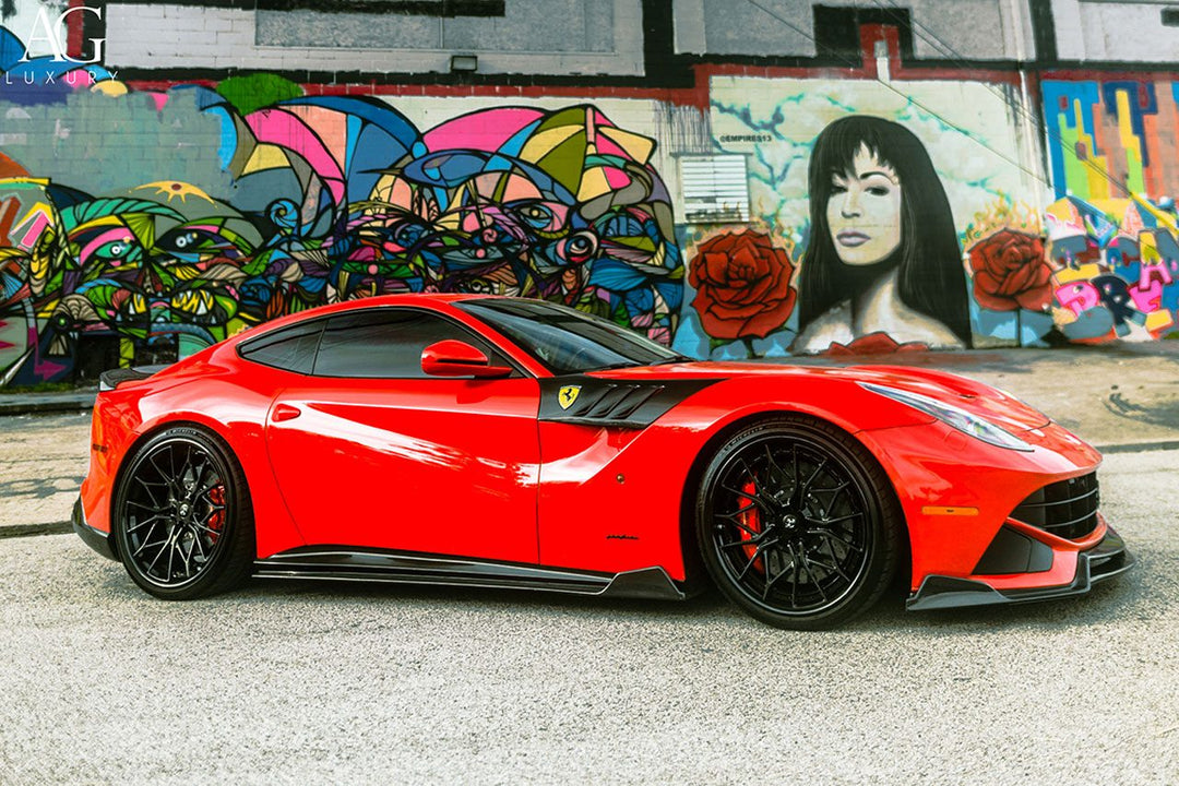 Ferrari F12 on custom forged wheels