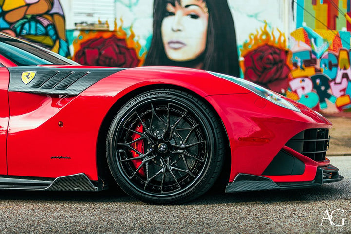 Ferrari F12 on custom forged wheels