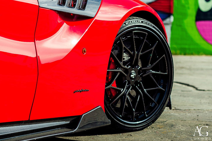Ferrari F12 on custom forged wheels