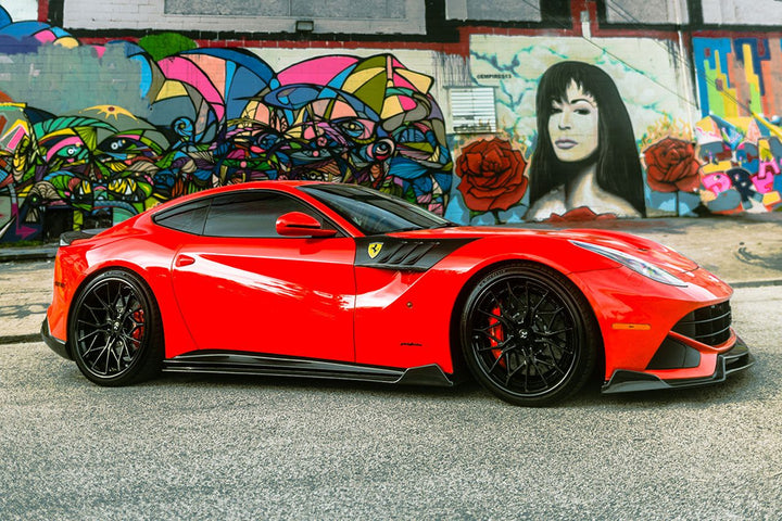 Ferrari F12 on custom forged wheels