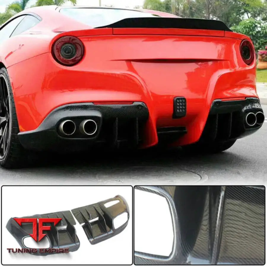 FERRARI F12 BERLINETTA CARBON FIBER PARTS 2012-2014Y